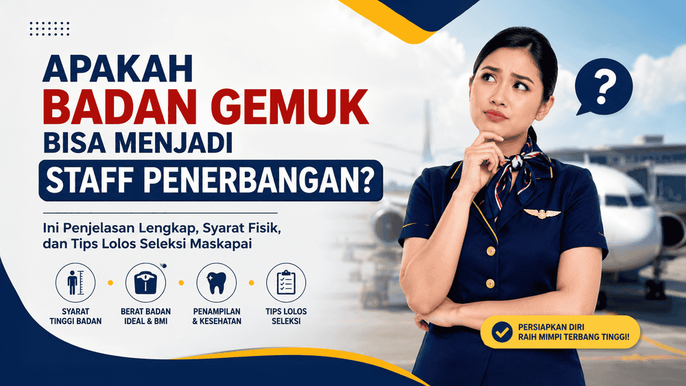 Apakah Badan Gemuk Bisa Jadi Staff Penerbangan