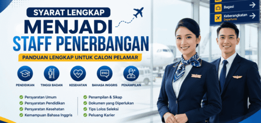 Persyaratan Umum Menjadi Staff Penerbangan