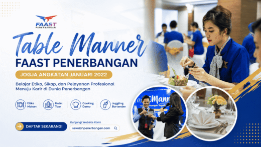 Table Manner FAAST Penerbangan Jogja Angkatan Januari 2022