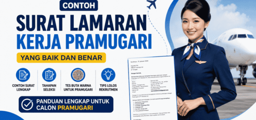 Contoh Surat Lamaran Kerja Pramugari yang Baik dan Benar